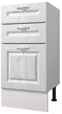 Шкаф-стол кухонный Горизонт Мебель Принцесса 40 3 ящика (арктик)