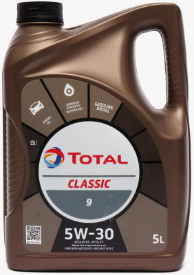 Моторное масло Total Classic 9 C2-C3 5W30 / 214102 (5л)