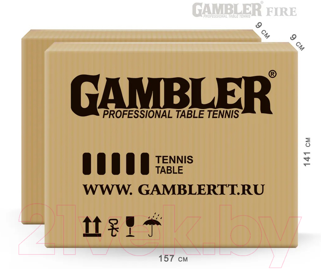 Теннисный стол Gambler Fire / GTS-6