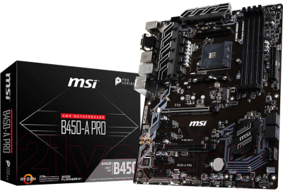 Материнская плата MSI B450-A Pro