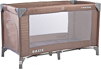 Кровать-манеж Caretero Basic (коричневый) - 