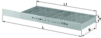 

Салонный фильтр Knecht/Mahle, LAK751/S