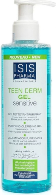 Гель для умывания Isis Pharma Teen Derm Gel Sensitive очищающий для жирной и проблемной кожи (250мл)