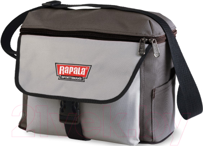 Сумка рыболовная Rapala Sportsman 12 Shoulder Bag / 46008-2 (серый)