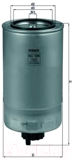 Топливный фильтр Knecht/Mahle KC186