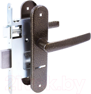 Изображение товара Замок врезной Птимаш ЗВ9-4.08 / ЗВ9 (бронза)