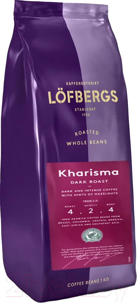 Кофе в зернах Lofbergs Kharisma