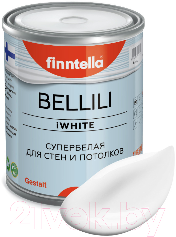 Краска Finntella Bellili 4D / F-03-0-1