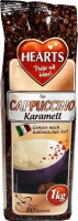 Кофе растворимый Hearts Cappuccino Caramel со вкусом карамели (1кг) - 