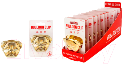 Зажим для пакетов Suck UK Bulldog / SK GRIPDOG1 (латунь)