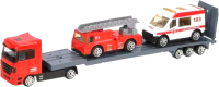 Автовоз игрушечный Пламенный мотор Пожарная охрана, скорая помощь, пожарная машина / 870391 - 