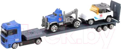 Автовоз игрушечный Пламенный мотор Полиция, пикап, эвакуатор / 870392