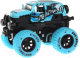Автомобиль игрушечный Пламенный мотор Монстр трак Краш-тест / 870516 (синий) - 