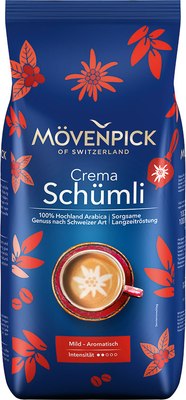 Кофе в зернах Movenpick of Switzerland Schumli (1кг) - 