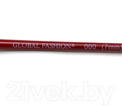 Кисть для маникюра Global Fashion для рисования №000 тонкая (7мм )