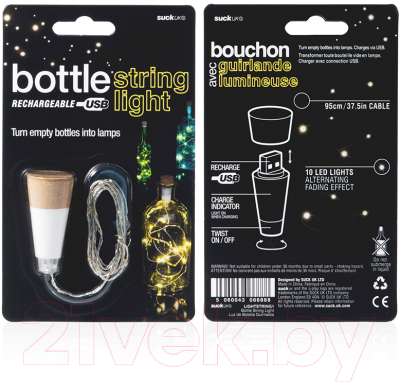 Изображение товара Светодиодная гирлянда Suck UK Bottle / SK LIGHTSTRING1