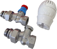 

Комплект кранов для инженерного подключения Giacomini, R470FX043