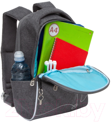 Школьный рюкзак Grizzly RG-267-3 (серый)