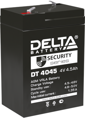 Аккумуляторная батарея DELTA DT 4045 (4V/4.5Ah) - 