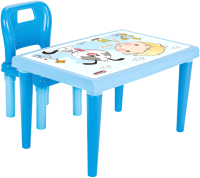 Комплект мебели с детским столом Pilsan 03516 (голубой) - 