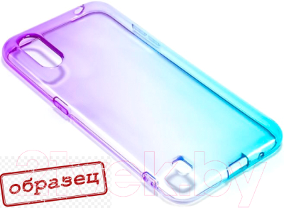 Чехол-накладка Case Gradient Dual для Redmi Note 8T (синий/фиолетовый)