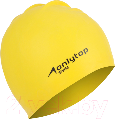Шапочка для плавания Onlytop 3867720 (желтый)