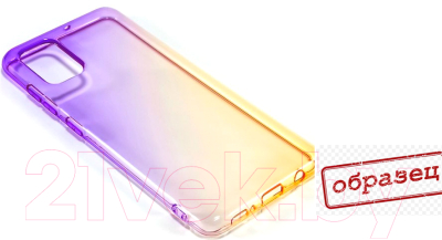 Чехол-накладка Case Gradient Dual для Honor 9x/9x Pro (фиолетовый/золотой)
