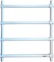 Полотенцесушитель водяной Fincopper FCL 63x50 Ral 9016 (нижнее подключение, белый) - 