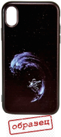 Чехол-накладка Case Print для Galaxy A10 (волна астронавтов) - 