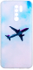 Чехол-накладка Case Print для Redmi 9 (самолет) - 