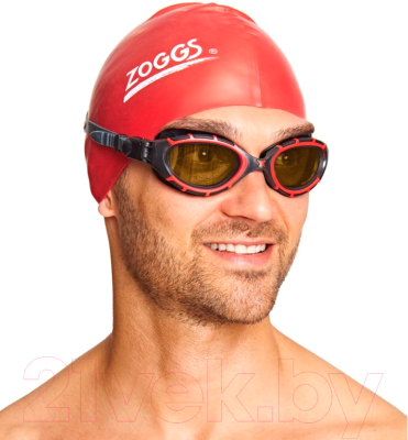 Очки для плавания ZoggS Predator Flex Polarized Ultra / 339845 (Small, красный/черный)
