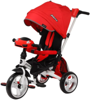 

Трехколесный велосипед с ручкой Moby Kids, Leader 360 12x10 EVA Car / 641346