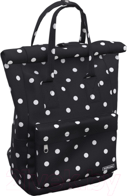 Рюкзак Erich Krause ActiveLine Rolltop 17L Dots in Black / 54857