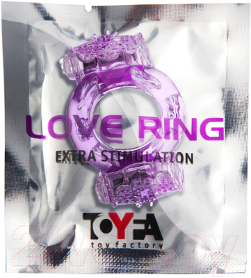 Виброкольцо ToyFa 818033-4 (фиолетовый)