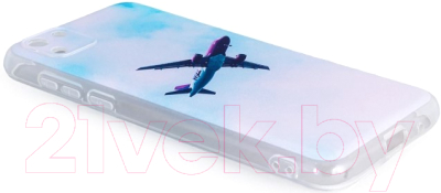 Чехол-накладка Case Print для Huawei Y5p/Honor 9S (самолет)