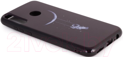 Чехол-накладка Case Print для Huawei P40 Lite E/Y7P/Honor 9C (астронавт на луне)