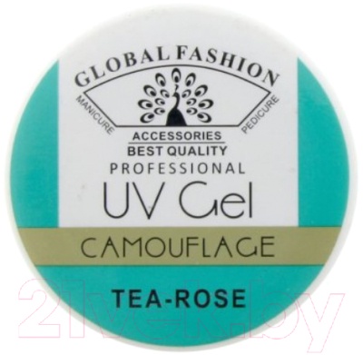 Моделирующий гель для ногтей Global Fashion Tea Rose (15г)