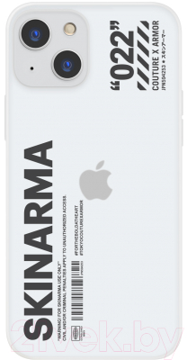 Чехол-накладка Skinarma Hadaka X22 для iPhone 13 (белый)
