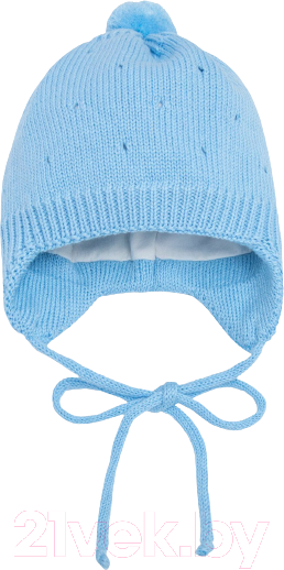 Шапочка для малышей Amarobaby Pure Love Cutie / AB-OD21-PLС16/19-42 (голубой, р-р 42-44)