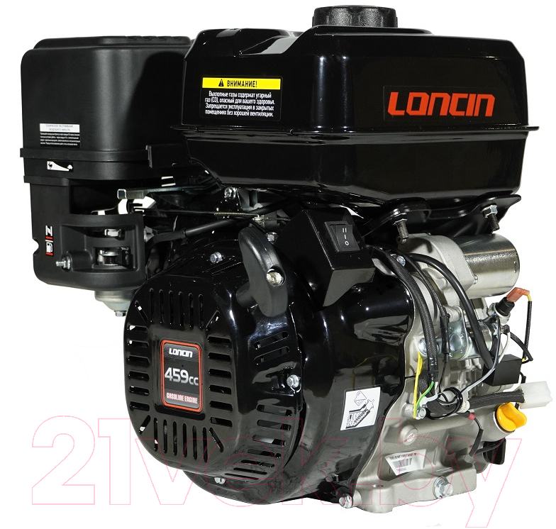 Двигатель бензиновый Loncin LC192FD A Type D25 18А