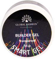 Моделирующий гель для ногтей Global Fashion Двухфазный Smart Gel прозрачный (15г) - 