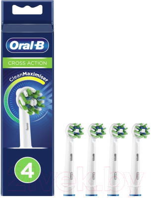 Набор насадок для зубной щетки Oral-B CrossAction EB50RB (4шт)
