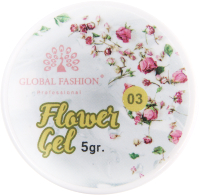Моделирующий гель для ногтей Global Fashion Flower Gel 03 (5г) - 