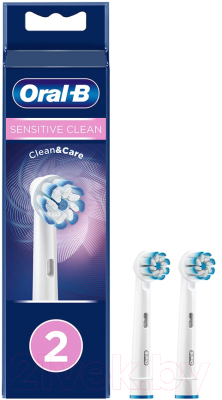 Набор насадок для зубной щетки Oral-B Sensitive Clean EB60 (2шт)