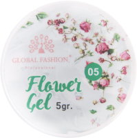 Моделирующий гель для ногтей Global Fashion Flower Gel 05 (5г) - 