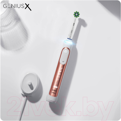 Электрическая зубная щетка Oral-B Genius Rose Gold D706.513.6