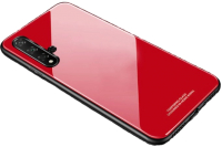 Чехол-накладка Case Glassy для Huawei Nova 5T/Honor 20 (красный) - 