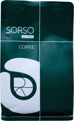 Кофе в зернах Sorso 100% Арабика (250г)