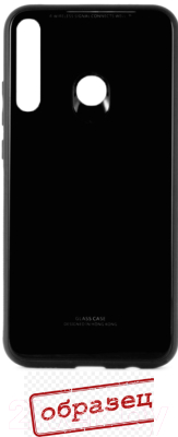 Чехол-накладка Case Glassy для Huawei P Smart 2021 (черный)