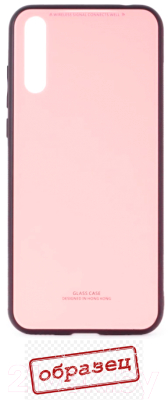 Чехол-накладка Case Glassy для Huawei P Smart 2021 (розовый)